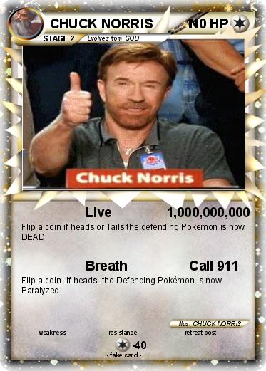 Pokemon CHUCK NORRIS          N