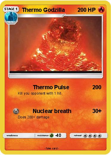 Pokemon Thermo Godzilla