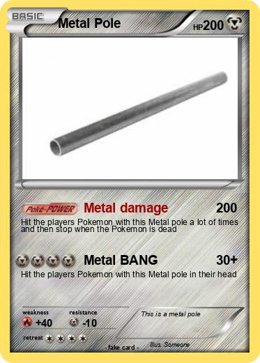 Pokemon Metal Pole
