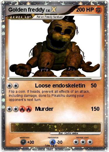 Pokemon Golden freddy