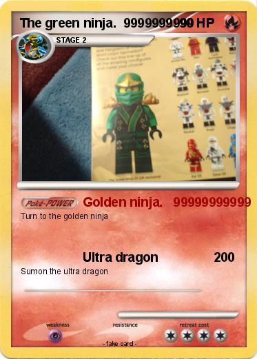 Pokemon The green ninja.  9999999999