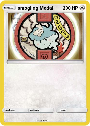 Pokemon smogling Medal