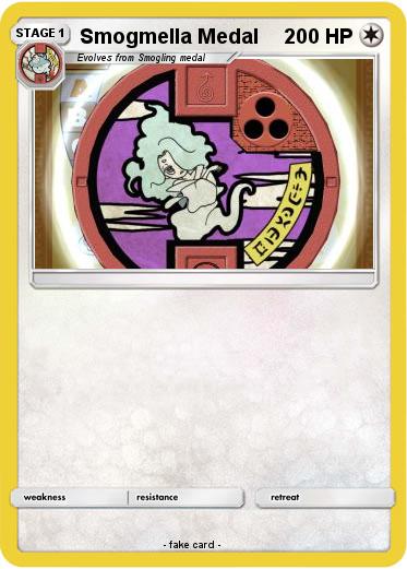 Pokemon Smogmella Medal