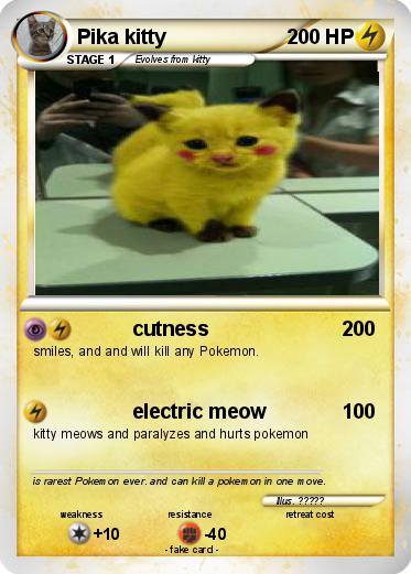 Pokemon Pika kitty