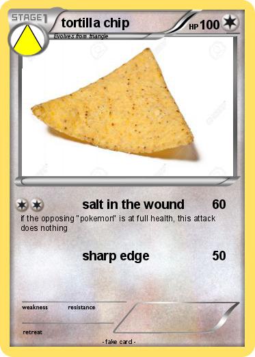 Pokemon tortilla chip