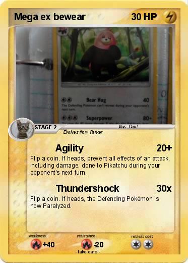 Pokemon Mega ex bewear
