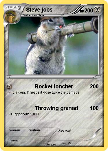 Pokemon Steve jobs