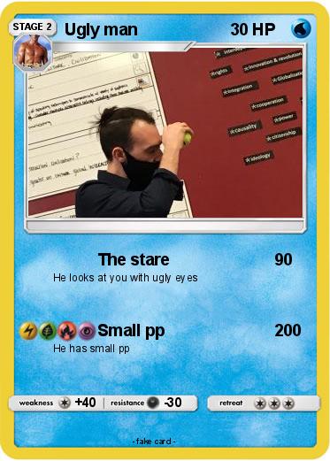 Pokemon Ugly man