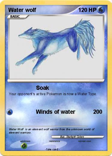 Pokemon Water wolf