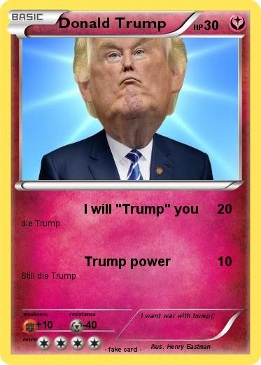 Pokemon Donald Trump