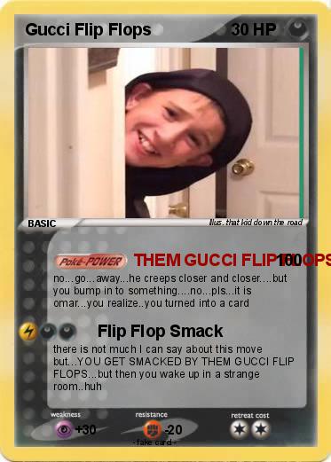 Pokemon Gucci Flip Flops