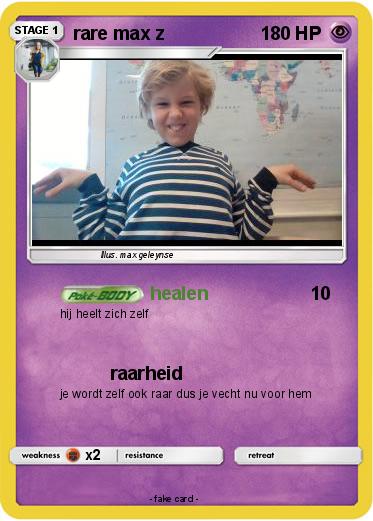 Pokemon rare max z