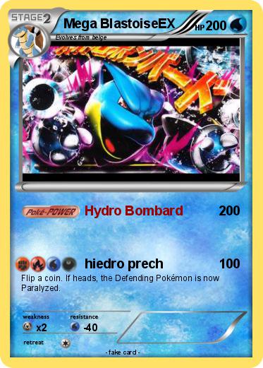 Pokemon Mega BlastoiseEX