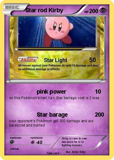 Pokemon Star rod Kirby