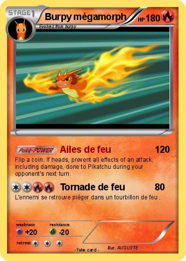 Pokemon Burpy mégamorph