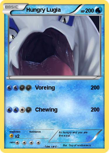 Pokemon Hungry Lugia