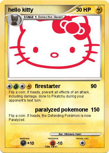 Pokemon hello kitty