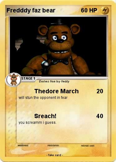 Pokemon Fredddy faz bear