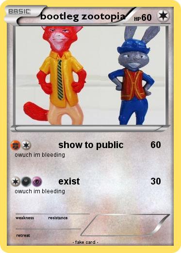 Pokemon bootleg zootopia