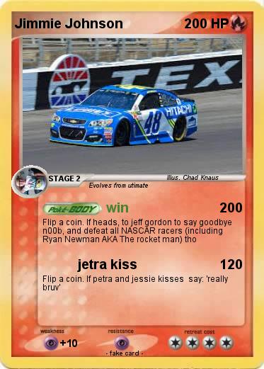 Pokemon Jimmie Johnson