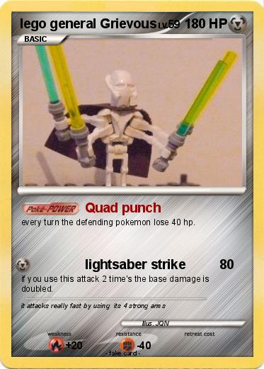 Pokemon lego general Grievous