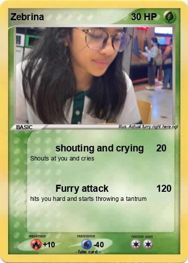 Pokemon Zebrina