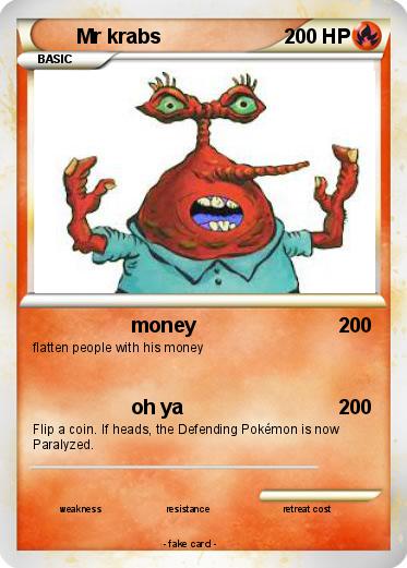 Pokemon Mr krabs