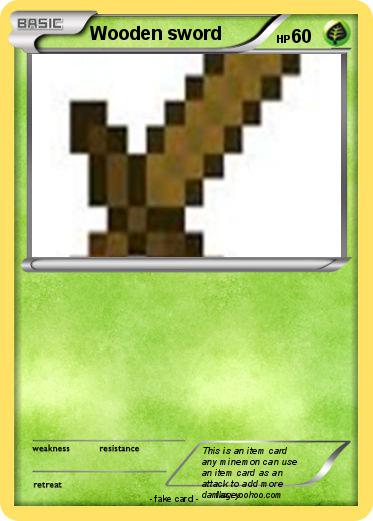 Pokemon Wooden sword