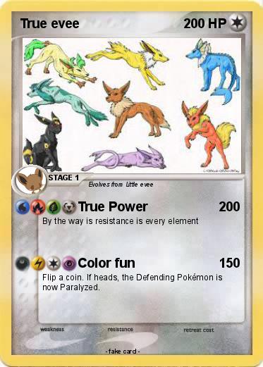 Pokemon True evee