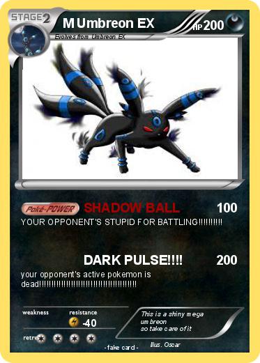 Pokemon M Umbreon EX