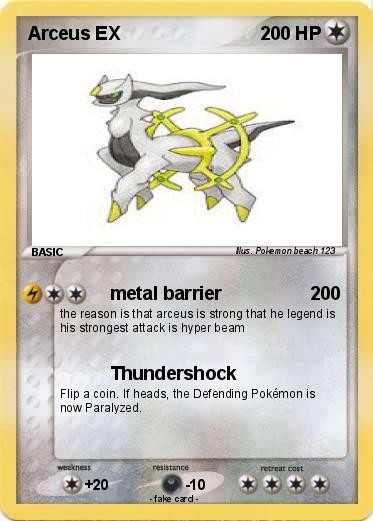 Pokemon Arceus EX