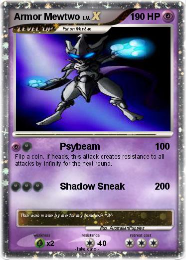 Pokemon Armor Mewtwo