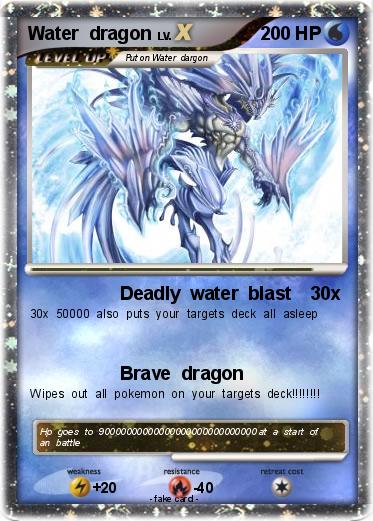 Pokemon Water  dragon