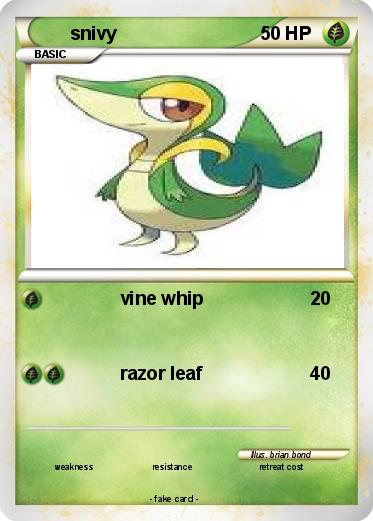 Pokemon snivy