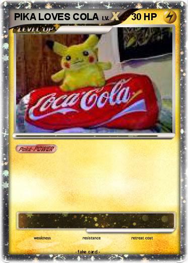 Pokemon PIKA LOVES COLA