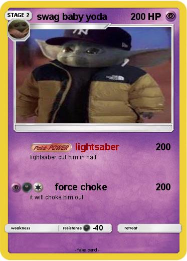Pokemon swag baby yoda