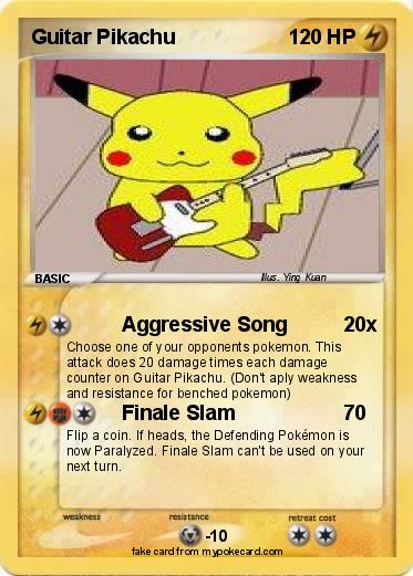 Pokemon Guitar Pikachu