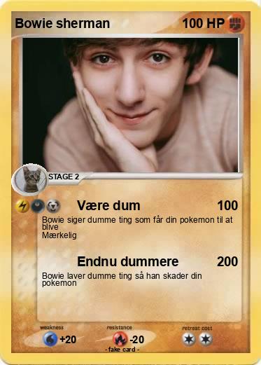 Pokemon Bowie sherman