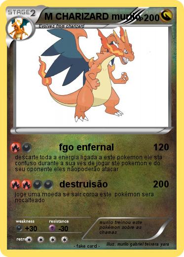 Pokemon M CHARIZARD murilo