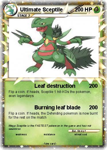 Pokemon Ultimate Sceptile