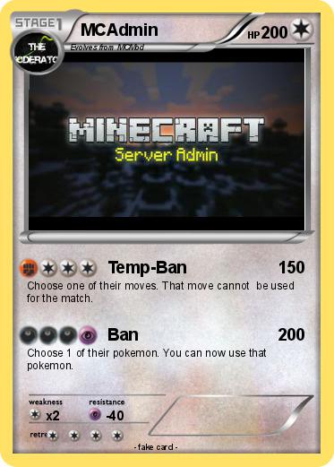 Pokemon MCAdmin