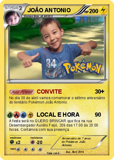Pokemon JOÃO ANTONIO