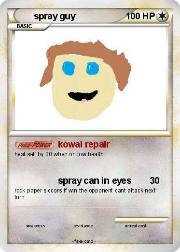 Pokemon spray guy