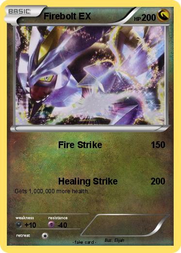 Pokemon Firebolt EX