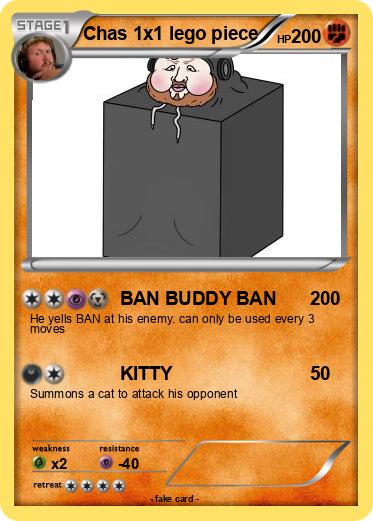 Pokemon Chas 1x1 lego piece