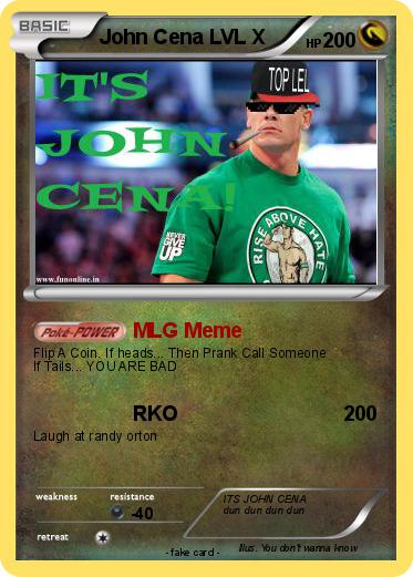 Pokemon John Cena LVL X