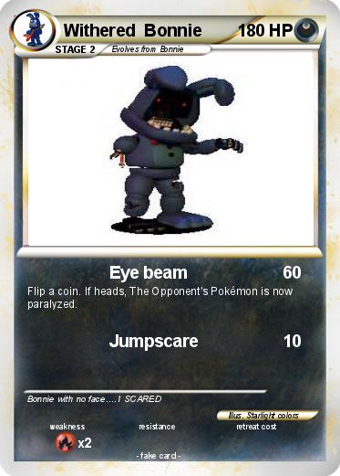 Pokemon Withered  Bonnie