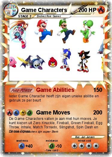 Pokemon Game Characters