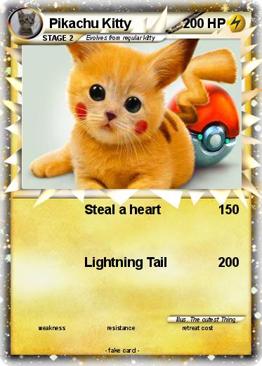Pokemon Pikachu Kitty