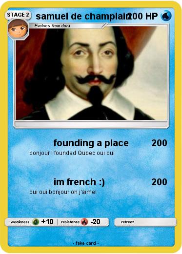Pokemon samuel de champlain